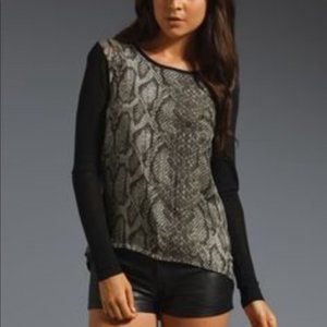 Generation Love Snake Print Top